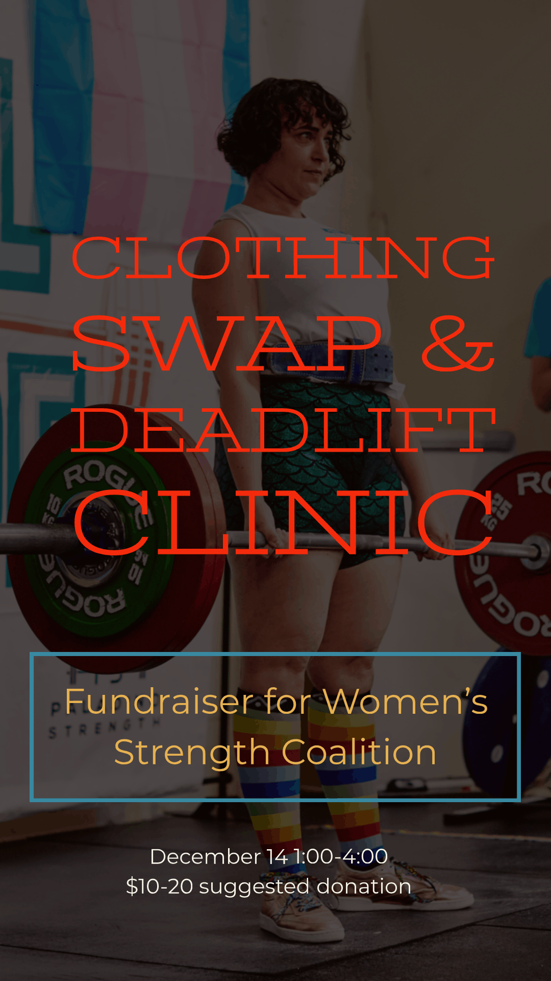 Clothing Swap and Deadlift Clinic Fundraiser for WSC Dec 14